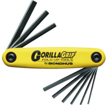 Bondhus GorillaGrip fällbar insexnyckelsats