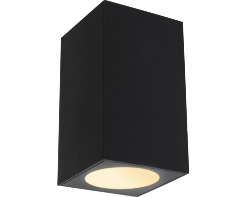 Fyrkantig utanpåliggande armatur i modern design med integrerad LED-belysning