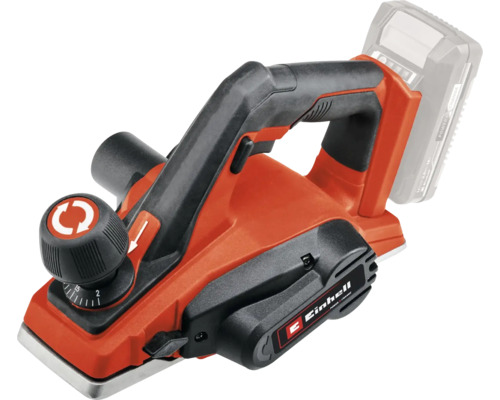 Batteridriven hyvel från Einhell med Power X-Change batterisystem för precisionsarbete i trä.
