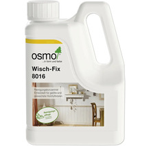 Osmo Wisch-Fix 8016 rengöringskoncentrat för oljade och vaxade trägolv i en vit plastbehållare med skruvkork.