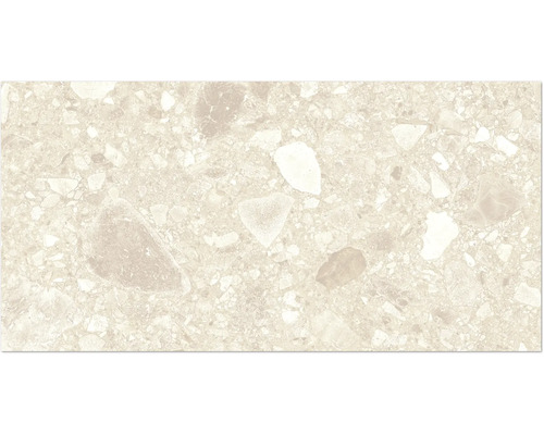 Kakelplatta med terrazzo utseende och stenstruktur