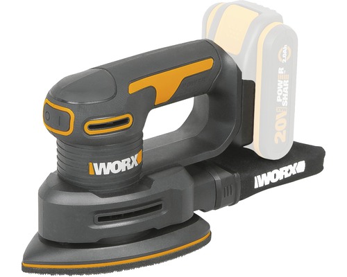 Worx batteridriven excenterslip med 20 volts batteri