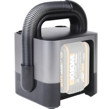 Sladdlös dammsugare med flexibel slangförlängning och bärhandtag