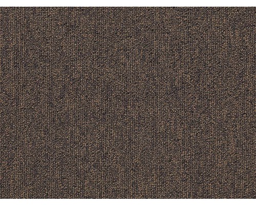 Heltäckningsmatta E-Blitz öglad brun 400cm bred (metervara) Närbild av brun heltäckningsmatta