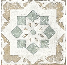 Dekorativ platta med geometriskt mönster