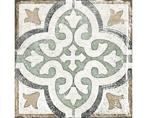 Dekorativ platta med blommönster för inomhusbruk