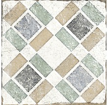 Dekorativ platta med rombmönster