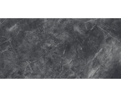 Klinker keramik svart messina marble 30x60 cm rektifierad Grå klinker med marmorering