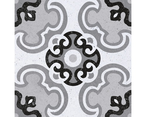 Dekorativ platta med blommönster för vägg- och golvdesign