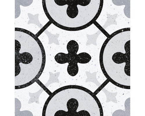 Dekorativ platta med geometriskt mönster