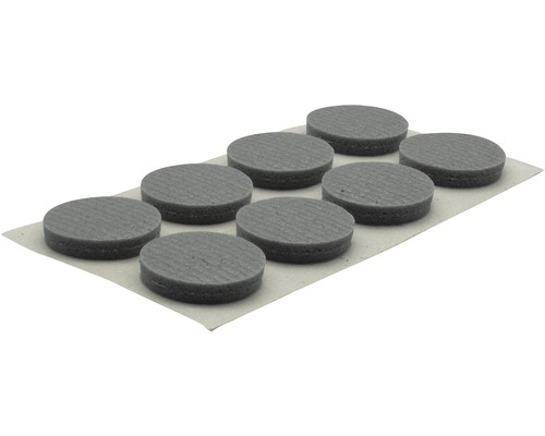 Nio runda filttassar på bärpapper