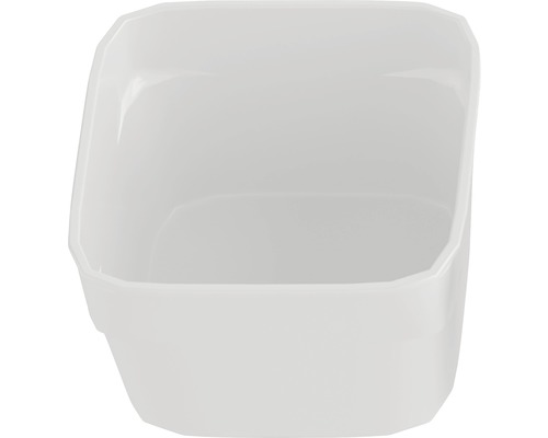 Fyrkantig plastskål