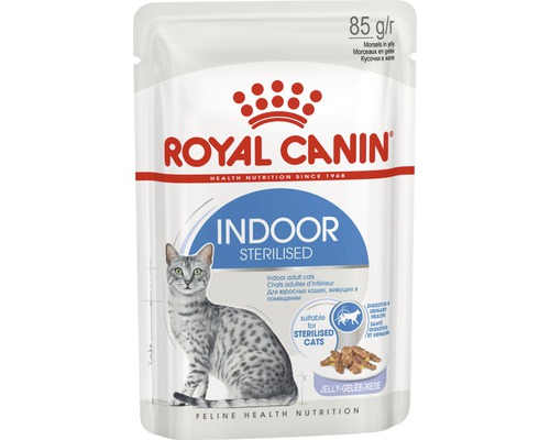 Kattmat ROYAL CANIN Indoor Sterilised Jelly Adult 12x85g