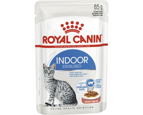 Kattmat ROYAL CANIN Indoor Sterilised Gravy Adult 12x85g