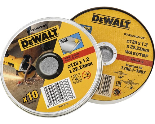 Dewalt kapskiveset för metall, diameter 125 millimeter
