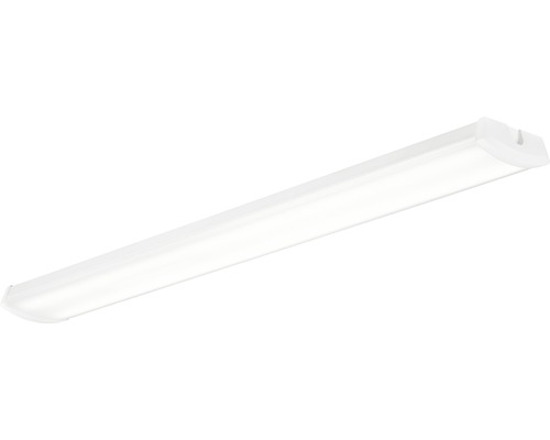 Lysrörsarmatur MALMBERGS Ajax LED 70W 9100lm 4000K 1500x160x55mm vit IP44