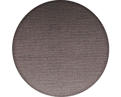 Rund matta med textilmönster