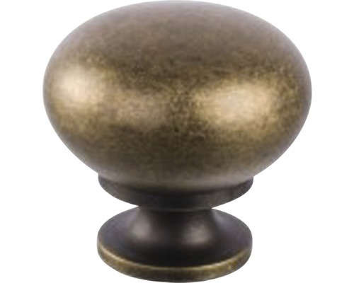 Knopp 4AQUA rund med matt bronsoxid yta 32 mm