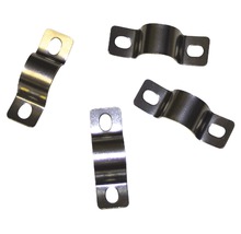 Rörklammer av metall, fyra stycken