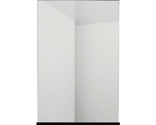 Spegel med hylla 4AQUA svart matt 40 cm