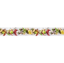 Arrangemang av olika kryddor och ingredienser som chili, vitlök och örter