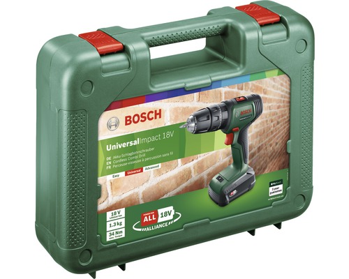 Bosch Universal Impact 18V sladdlös kombiborrskruvdragare i väska