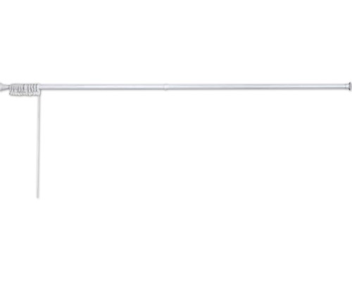 Duschdraperistång GELIA 109 vit rak plastöverdragna stålrör 110-160 cm
