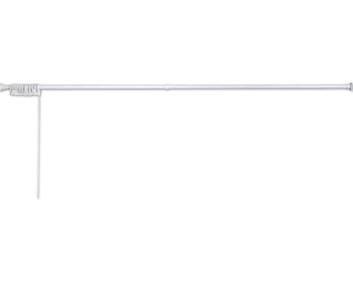 Duschdraperistång GELIA 111 vit rak plastöverdragna stålrör 170-210 cm