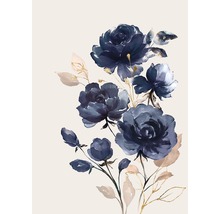 Illustration av blommor med blomblad