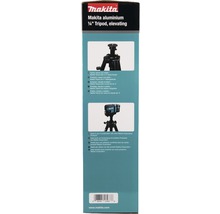Makita aluminiumstativ med kvartstums gänga, utdragbar