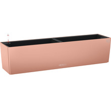 Rektangulär blomlåda med vattennivåindikator och bevattningssystem