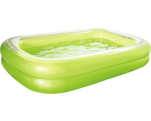 Uppblåsbar pool Jumbo Neon Shine grön ca262x175x50cm