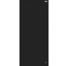 Svart innerdörr med dörrhandtag