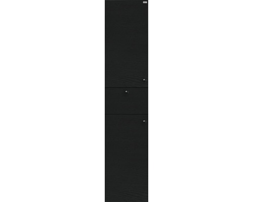 Högskåp 4AQUA en låda trästruktur svart