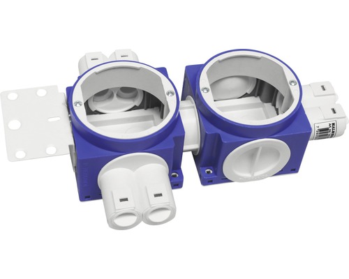 Dubbel apparatdosa för elinstallation