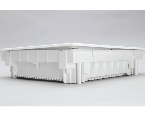 Vit inspektionsbox av plast