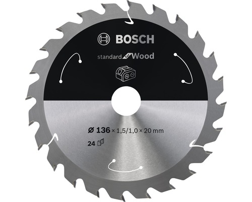 Sågklinga BOSCH Standard for Wood 136x20mm T24-0
