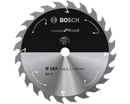 Sågklinga BOSCH Standard for Wood 184x16mm T24