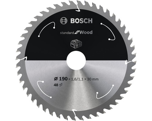 Sågklinga BOSCH Standard for Wood 190x30mm T48