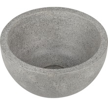 Grå planteringsskål i sten