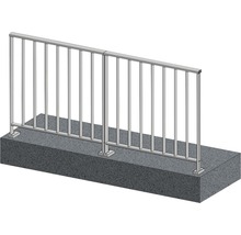 Metallräcke för montering på betong