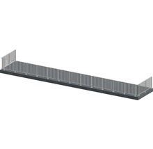 Illustration av ett räcke på en betongyta