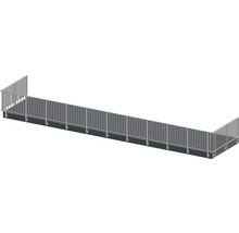 Illustration av ramp med räcke