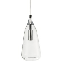 Pendellampa med klar glasskärm