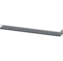 Lång balkongräcke i metall