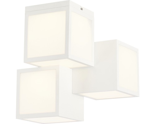 Taklampa med tre vita kuber