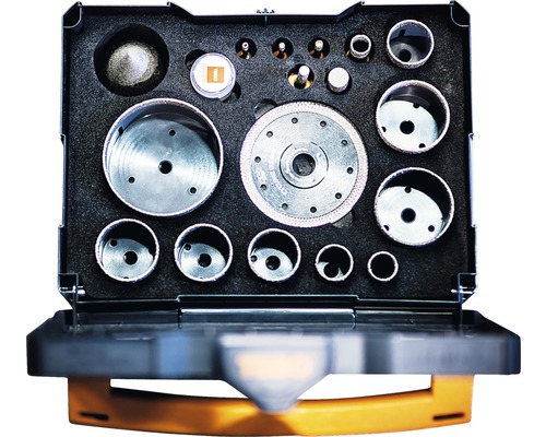 Hålsågsats i en väska