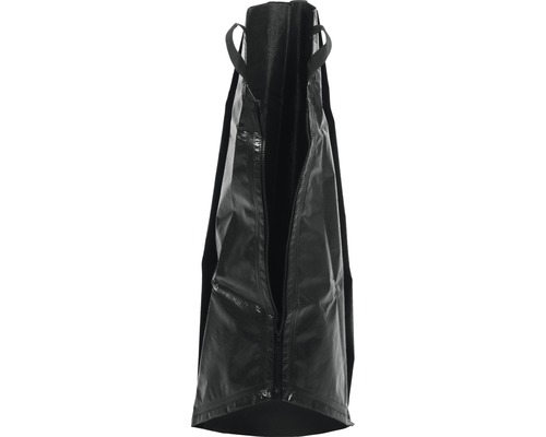 Svart väska med dragkedja