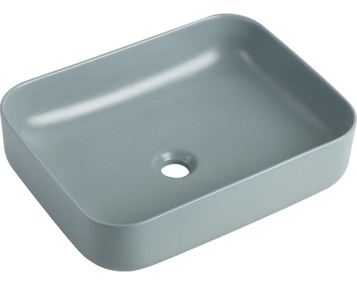 Rektangulärt tvättställ för bänkskiva i keramik