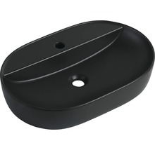 Oval tvättställsskål av keramik